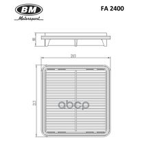 Фильтр Воздушный BM-Motorsport арт. FA2400