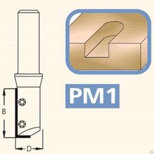 Фреза пазовая со сменным ножом Z:1 D:12