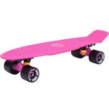 Y-scoo 401-P Скейтборд Y-SCOO Fishskateboard 22" винил 56,6х15 с сумкой PINK black