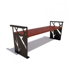 Скамейка «БЕРЕЗКА» без спинки (1,5м)