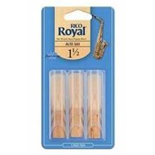 RJB0315 Rico Royal Трости для саксофона альт, размер 1.5, 3шт, Rico