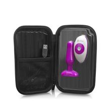 b-Vibe Анальная вибропробка цвета фуксии NOVICE REMOTE CONTROL PLUG FUCHSIA - 10,2 см. (фуксия)