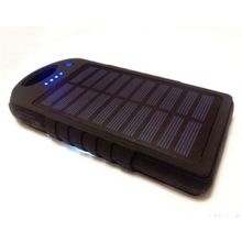 Батарея Солнечная Мобильного Телефона Solar Power Bank 20000mAh Черный