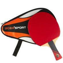 Ракетка для настольного тенниса BOER 3STAR ECO, 3 звезды, чехол, два мяча в комплекте
