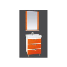 Мебель для ванной комнаты misty Жасмин-65 (Оранжевый)