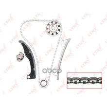 Комплект Цепи Грм Citroen C1 05-   Peugeot 107 108 05-   Toyota Passo (Kgc1_) 05-10   Yaris (Ksp9_,Ksp13_) 05-   1kr-Fe LYNXauto арт. TK0034