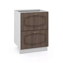 Моби Сильвия стол 600 2 ящика Орех Кантри ID - 310962
