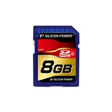 Карта памяти Silicon Power SDHC 8GB Class 10