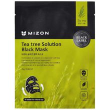 Mizon Tea Tree Solution Black Mask 1 тканевая маска