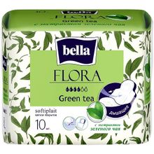 Bella Flora Green Tea 10 прокладок в пачке