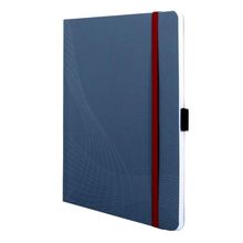 Блокнот Notizio для записей мягкая обложка А4 клетка 80 листов (Цвет обложки: серый)