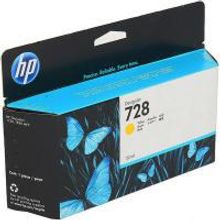 HP 728, F9J65A картридж желтый