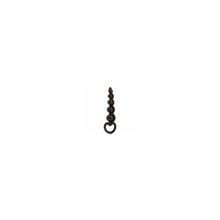 Шарики-цепочка анальные 13,5 см черные, черный
