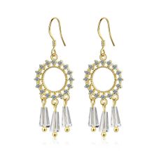 Серьги с позолотой (арт. 82142-4)