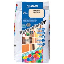 МАПЕЙ Кераколор ФФ затирка для швов №130 жасмин (2кг)   MAPEI Keracolor FF цементно-полимерный шовный заполнитель №130 жасмин (2кг)