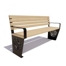 Скамейка садовая «ИНДИЯ» (0,6м)