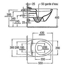 Унитаз подвесной Jacob Delafon Presquile E4440