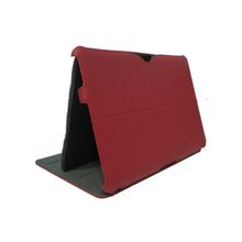 Аксессуар кожаный чехол-обложка для Samsung Galaxy Tab 10.1 P5100 Armor красный