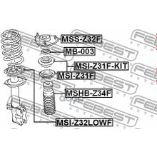 Пыльник Амортизатора | Перед Прав Лев | Mitsubishi Colt Z32a Z34a Z36a Z37a Z38a Z39a 2004-2012 Febest арт. MSHBZ34F