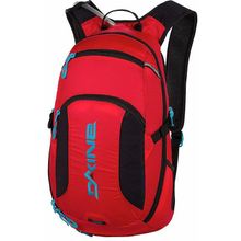 Красный универсальный среднего размера рюкзак для велосипеда Dakine Amp 18L Threedee с карманом для питьевой системы