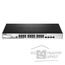 D-Link DGS-1510-28LP ME A1A PROJ Управляемый коммутатор 2 уровня с 24 портами 10 100 1000Base-T с поддержкой РоЕ и 4 портами 1000Base-X SFP