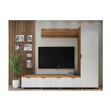 Case Гостиная ASTERIA XL с полкой Дуб вотан Ясень анкор светлый