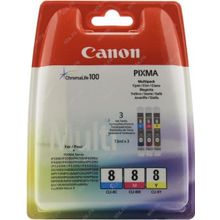 Canon CLI-8 ChromaLife Pack   0621B029AA   набор  чернильниц CLI-8 C M Y