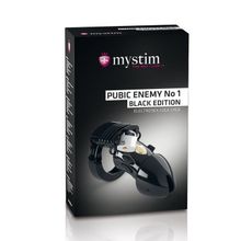 MyStim Пояс верности с электростимуляцией Mystim Pubic Enemy No1 Black Edition