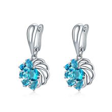 Серьги "Цветок", Swarovski Crystal Shik (арт. 74754-89)