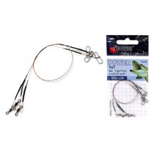Поводок Spider Power 1х7 SPB-10B,25B 5кг 23см brown