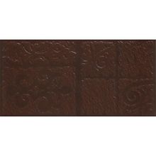 Бордюр Каир 4Д коричневый 14,7х29,8 (24шт)