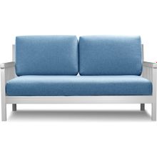 Смарт Диван прямой Норман синий сосна