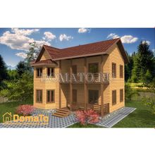 Дом из бруса 7 на 9