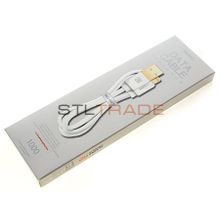 Data кабель USB Remax Radiance RC-041i для iPhone 5 6 белый, 100см
