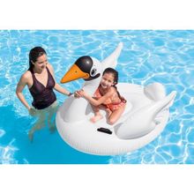 Плот надувной Intex 57557NP Swan Ride-On (130х102х99см) 3+