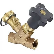 Запорный вентиль Oventrop с косой посадкой шпинделя Ду 40 1 1 2" ВР с функцией слива