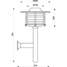 Foresti & Suardi Наружная ламповая стойка Foresti & Suardi 2079.LT E27 220 240 В 77 Вт прозрачное стекло