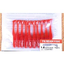 Виброхвост Tournament Beam Fish 1.8, 10шт., Clear Red, арт.5282 Daiwa