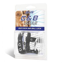 Утяжка на пенис на замочке Duo Cock And Ball Lock (83720)