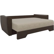 Смарт Диван прямой Амстердам Brown&Beige еврокнижка
