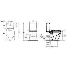 Унитаз-компакт Ideal Standard Connect E781701 с функцией биде