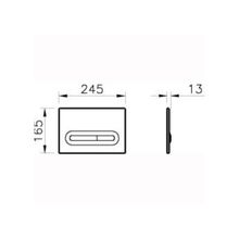 VitrA 740-0711, Loop T, ABS-пластик, матовый черный