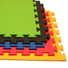 DFC Мат - пазл для фитнесса и тренажеров, 1 элемент черный