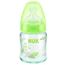 Nuk First Choice Plus 120 мл стеклянная зеленая