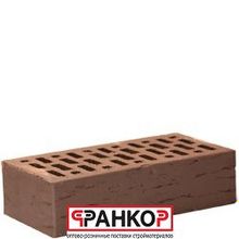 Кирпич лицевой темно-коричневый рифленый щелевой .1НФ М-150 (480 шт.) Braer