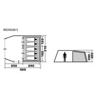 Trek Planet Палатка Trek Planet Michigan 5