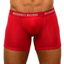Romeo Rossi Удлинённые трусы-боксеры (M   коралловый)