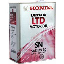 Honda Honda Моторное масло LTD SN 5W30 4L (Япония) 08218-99974 4л
