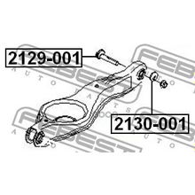 Болт С Эксцентриком | Зад Прав Лев | Ford Focus Cb4 2008-2011 [Eu] Febest арт. 2129001