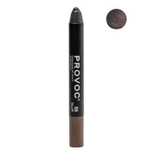 Водостойкие матовые тени-карандаш #06 цвет Темный шоколад Provoc Eye Shadow Pencil Sheriff